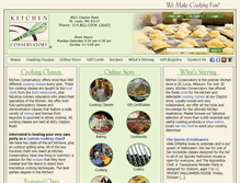 Tablet Screenshot of kitchenconservatory.com